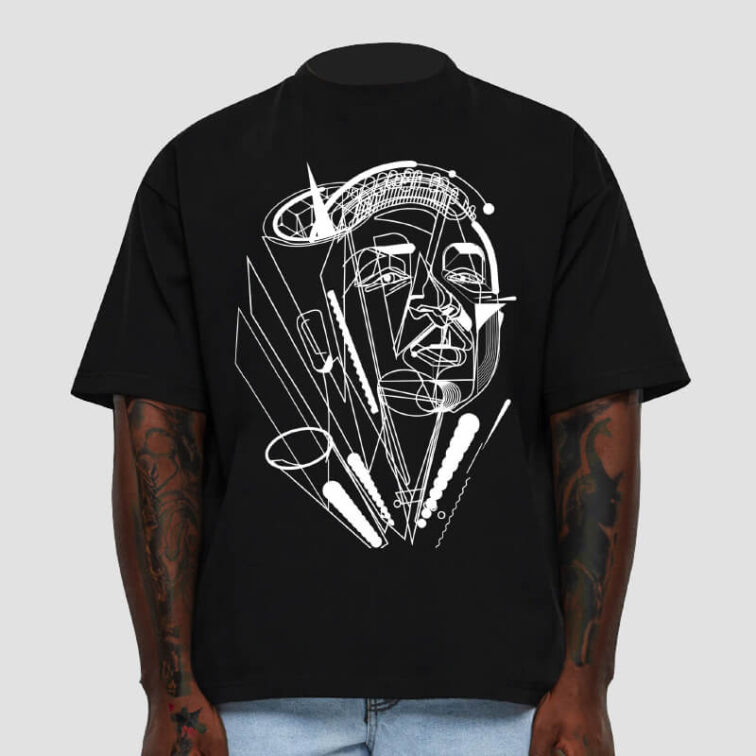 SHIMZA THE FACE 2 Tee – Black