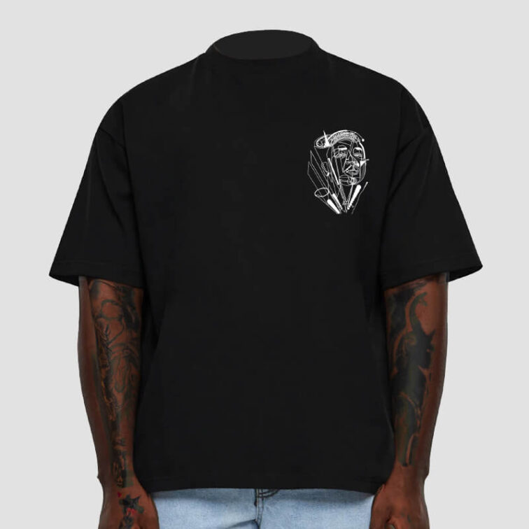 SHIMZA THE FACE 1 Tee – Black